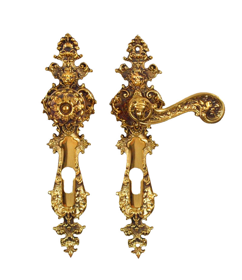 Haustürbeschlag Gründerzeit / Jugendstil (K-4G) – Bild 2