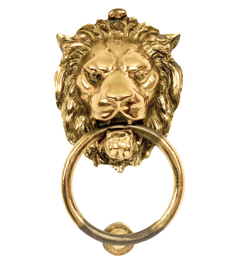 Grosser Löwen-Türklopfer